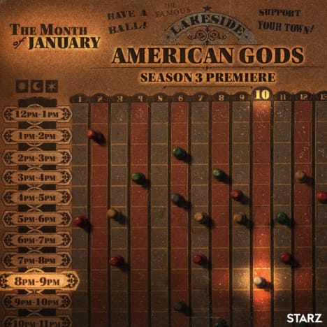 Save the Date American Gods Season 3