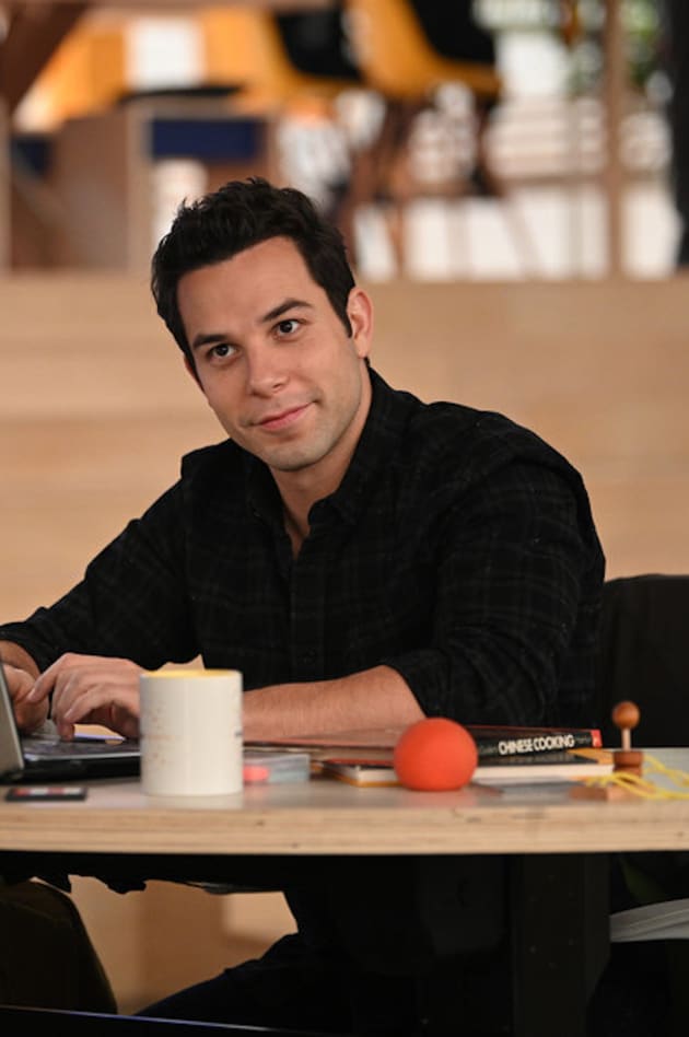 Max at his desk - Zoey's Extraordinary Playlist Season 1 Episode 7