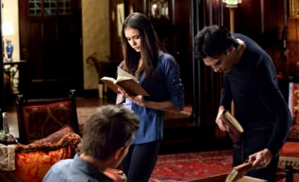 The Vampire Diaries Picture Preview: Singing, Reading, Plotting