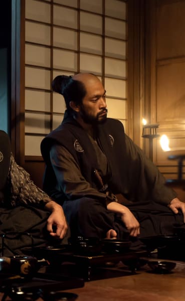 Buntaro In Repose - Shogun Season 1 Episode 8