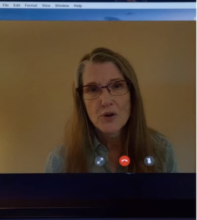 Hope on Zoom - tall - Virgin River Season 3 Episode 4