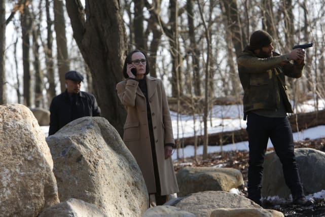 Mr. Kaplan's team points their guns - The Blacklist Season 4 Episode 20