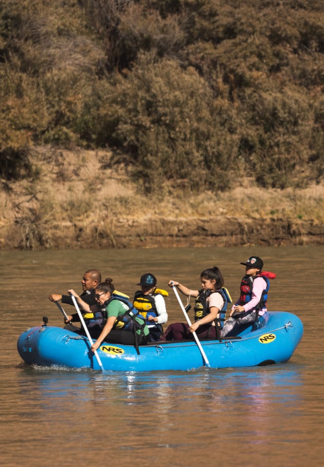 Serratos & Lutz-Carillo Familes Rafting