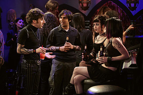 Raj and Wolowitz Go Goth