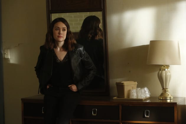 Liz posts up - The Blacklist Season 4 Episode 22