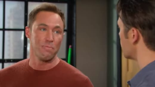 Rex Tries to Stop Xander - Days of Our Lives