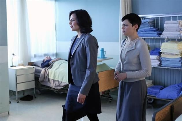 Regina and Mary Margaret in the Hospital