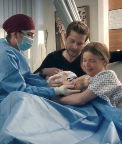 CoNic and their Baby- tall - The Resident Season 4 Episode 14