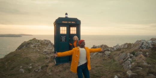The Doctor and Ruby Land in Wales - Doctor Who Season 1 Episode 4