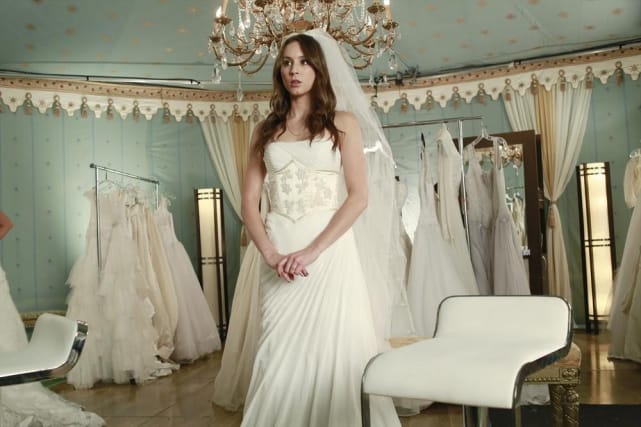 Spencer in her Fateful Gown