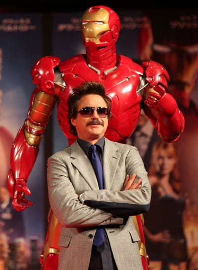 Robert Downey Jr. and Iron Man