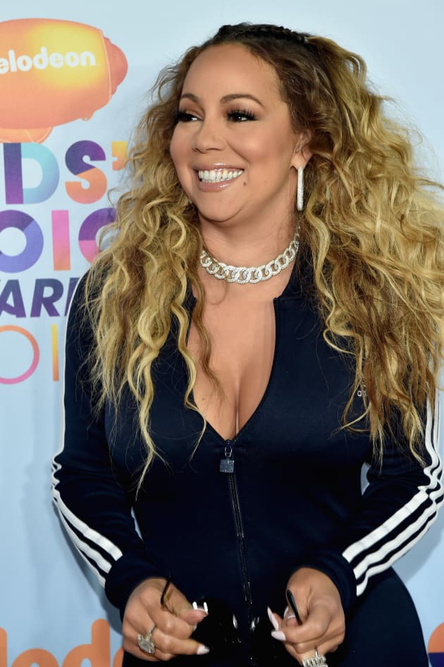 Mariah Carey Smiles.