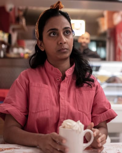 Pam Eating With Konstantin - Killing Eve Season 4 Episode 7