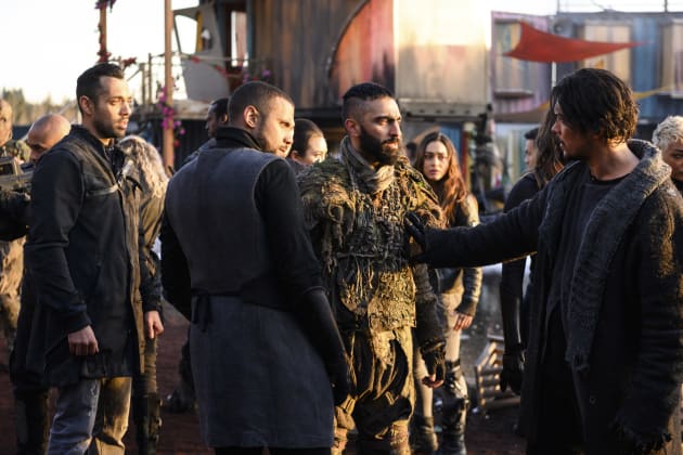 Nelson and The Other Men in Sanctum - The 100