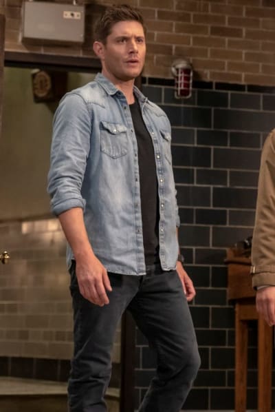 Dean winchester denim jacket hot sale