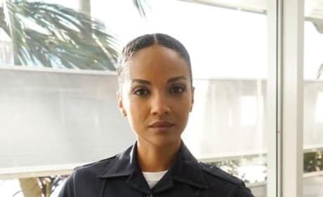 Mekia Cox as Officer Nyla Harper - The Rookie Season 2 Episode 4.