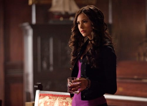 Katherine with a Drink