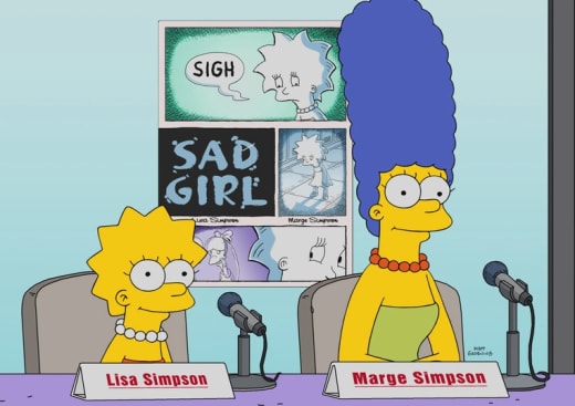 Sad Girl - The Simpsons