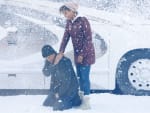 Kneeling in the Snow - 9-1-1: Lone Star Season 3 Episode 4