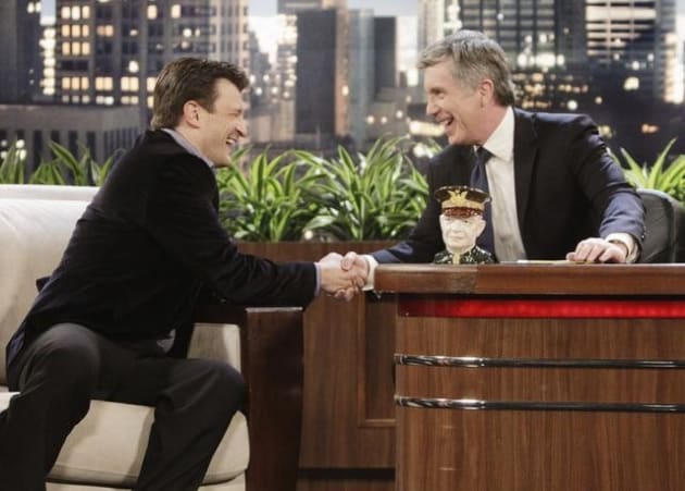 Tom Bergeron on Castle