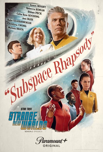 Subspace Rhapsody Poster - Star Trek: Strange New Worlds Season 2 Episode 9