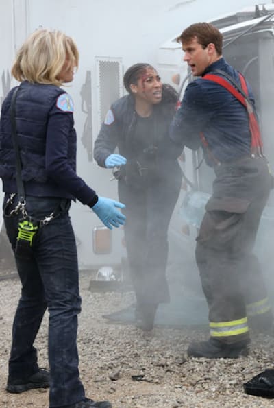 Casey, Brett, and Mackey - Chicago Fire Season 9 Episode 2