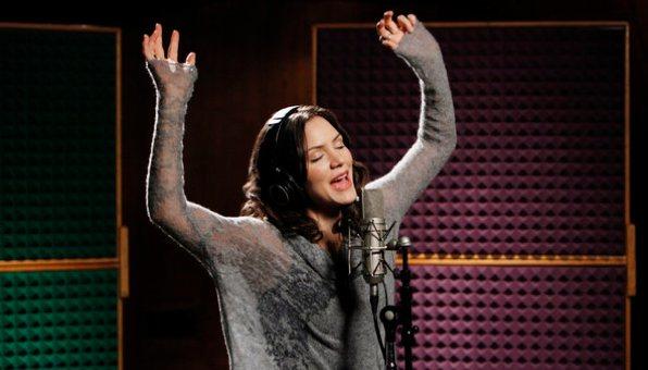 Karen in the Studio