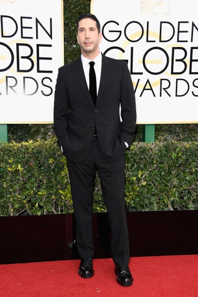 David Schwimmer Attends Golden Globes