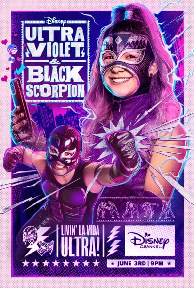 Ultra Violet & Black Scorpion Key Art