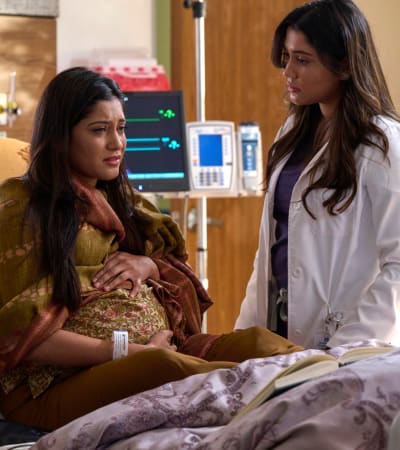 Checking Padma -tall - The Resident Season 6 Episode 2