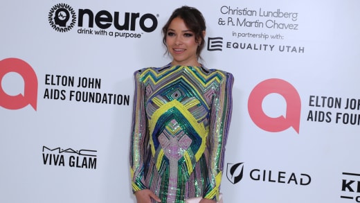 Jessica Parker Kennedy attends Elton John AIDS Foundation's 30th Annual Academy Awards Viewing Party 