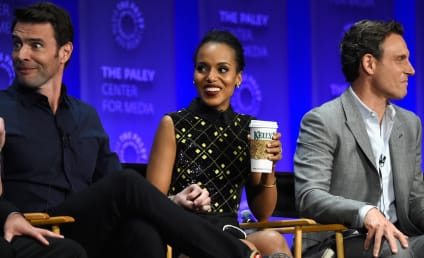 Kerry Washington and Tony Goldwyn Recreate Iconic Scandal Moment, and Scott Foley Weighs In