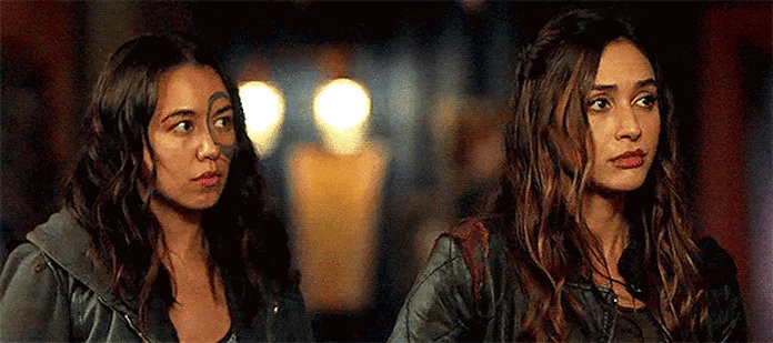 Raven and Emori - The 100 Season 6 Episode 6 - TV Fanatic