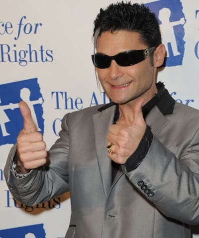 Corey Feldman hands