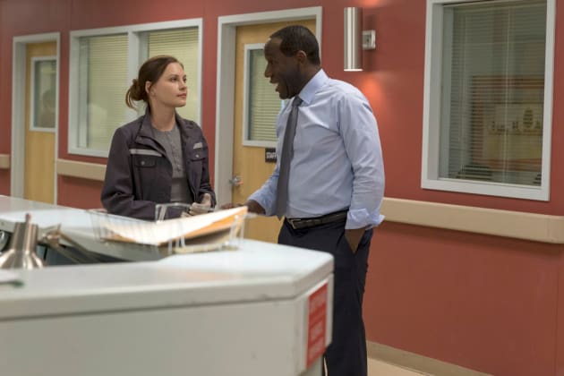 Jordan Negotiates with Julian - The Night Shift Season 4 Episode 1