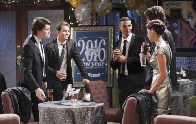 The Salem Teens on New Year's Eve - Days of Our Lives