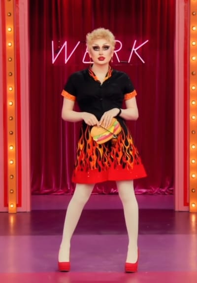 Maddy Morphosis Werk Room Entrance - RuPaul's Drag Race Season 14 Episode 2