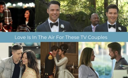 Love Is In The Air For These TV Couples 