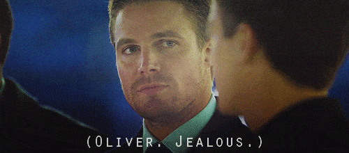 Oliver's jealousy over Felicity - Arrow