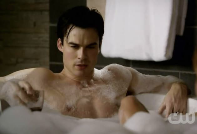 Damon in a Bathtub!
