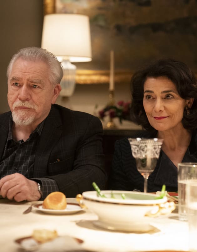 Logan and Marcia at Tern Haven - Succession Season 2 Episode 5