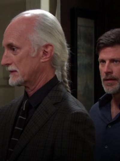 Eric and Brady Work With Rolf - Days of Our Lives