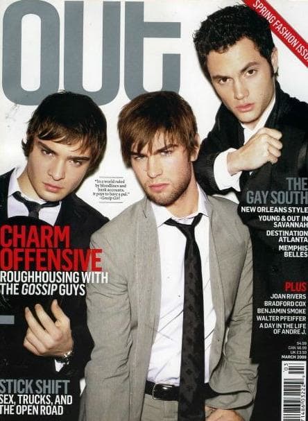 Gossip' Boys On Cover Of Details Magazine (November 08')