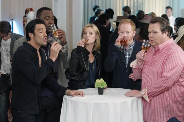 Gilles Marini on Modern Family
