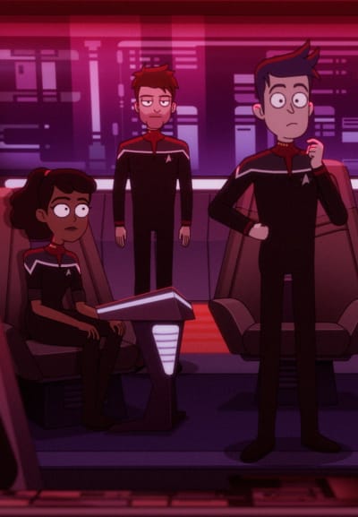 Captain Dagger and First Officer Doodle - Star Trek: Lower Decks Season 3 Episode 8