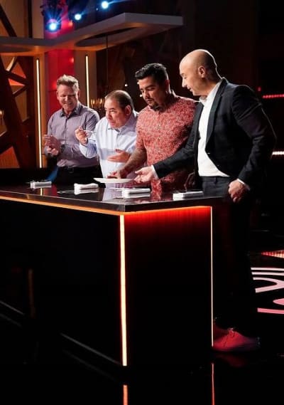 Judges Enjoy Food - tall  - MasterChef Season 10 Episode 1