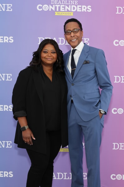 Octavia Spencer and actor Ron Cephas Jones from Apple TV+’s ‘Truth Be Told’ attend Deadline Contenders Television at Paramount Studios