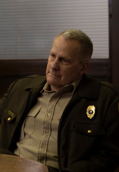 Chief Harris Listens Intently - American Rust Season 1 Episode 1