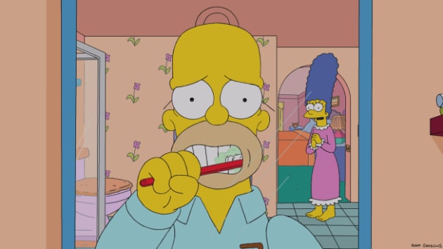 Homer Brushing Tv Fanatic 