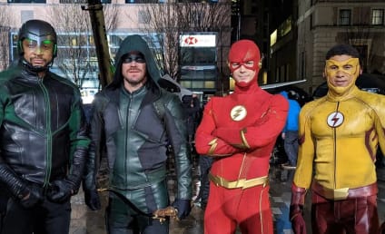 The Flash: David Ramsey Shares First Look at Stephen Amell's Return as Oliver Queen